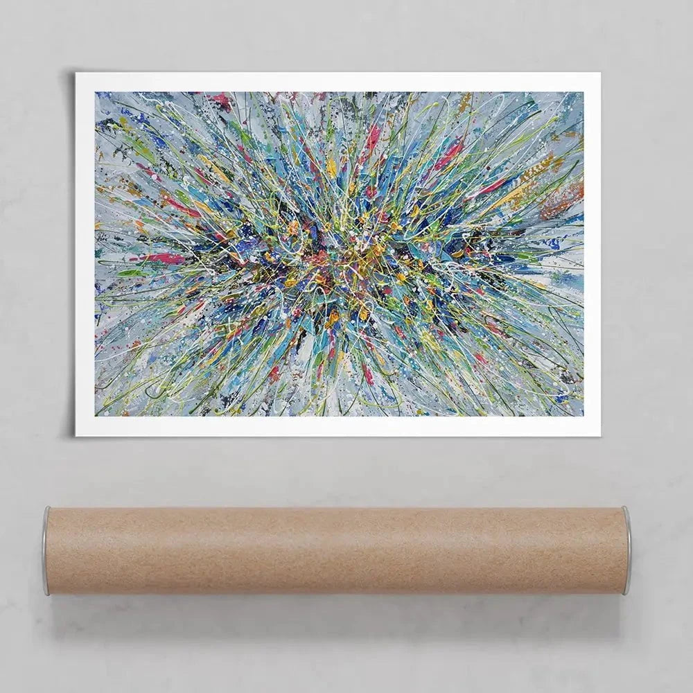 Abstract Floral Bouquet Art Print Abstract Floral Bouquet Art Print wall art product Olga Tkachyk