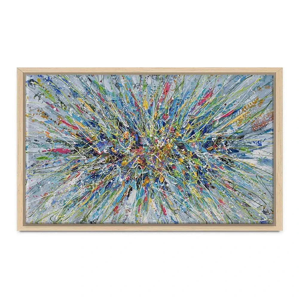 Abstract Floral Bouquet Canvas Print Abstract Floral Bouquet Canvas Print wall art product Olga Tkachyk