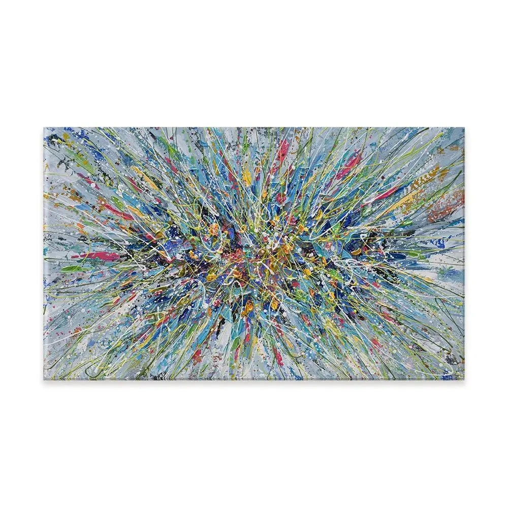 Abstract Floral Bouquet Canvas Print Abstract Floral Bouquet Canvas Print wall art product Olga Tkachyk