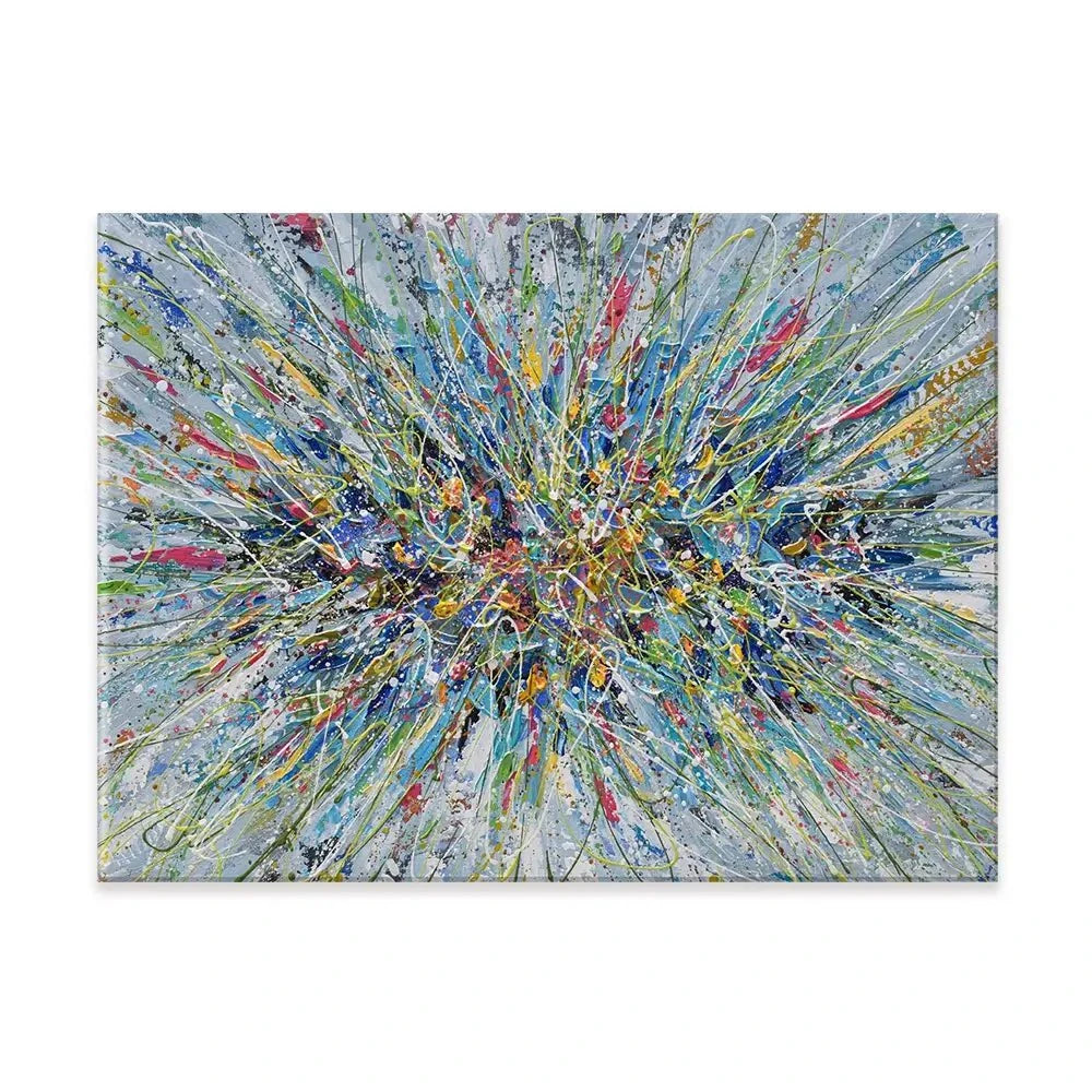 Abstract Floral Bouquet Canvas Print Abstract Floral Bouquet Canvas Print wall art product Olga Tkachyk