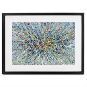 Abstract Floral Bouquet Framed Art Print Abstract Floral Bouquet Framed Art Print wall art product Olga Tkachyk