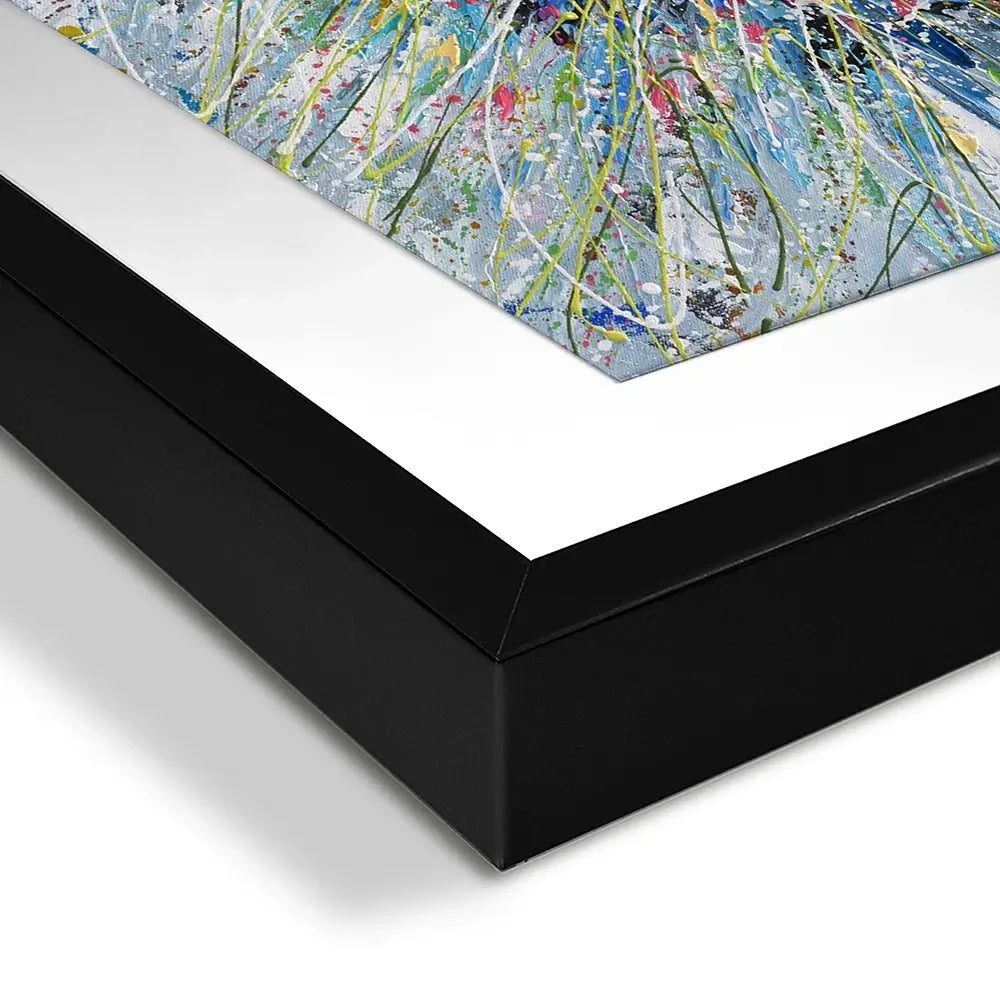 Abstract Floral Bouquet Framed Art Print Abstract Floral Bouquet Framed Art Print wall art product Olga Tkachyk