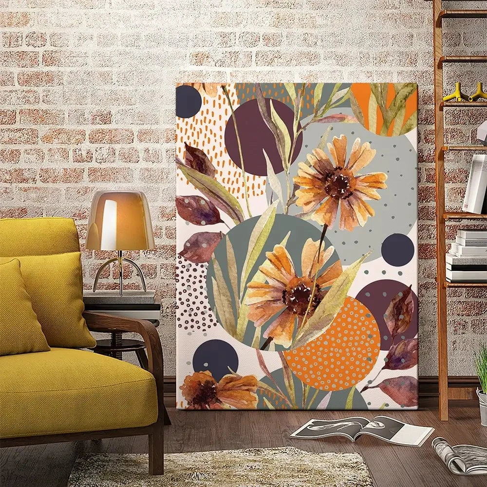 Abstract Floral Canvas Print Abstract Floral Canvas Print wall art product Tanya Syrytsyna / Shutterstock