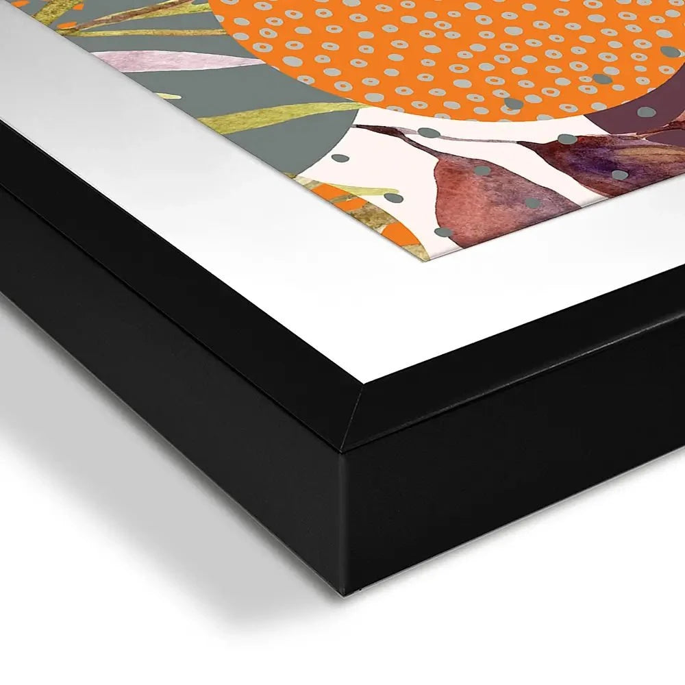 Abstract Floral Framed Art Print Abstract Floral Framed Art Print wall art product Tanya Syrytsyna / Shutterstock