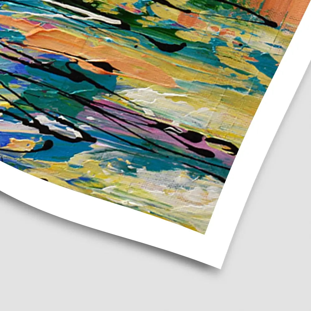 Abstract Floral Mess Art Print Abstract Floral Mess Art Print wall art product Olga Tkachyk