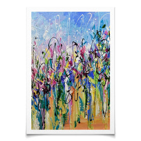 Abstract Floral Mess Art Print Abstract Floral Mess Art Print wall art product Olga Tkachyk