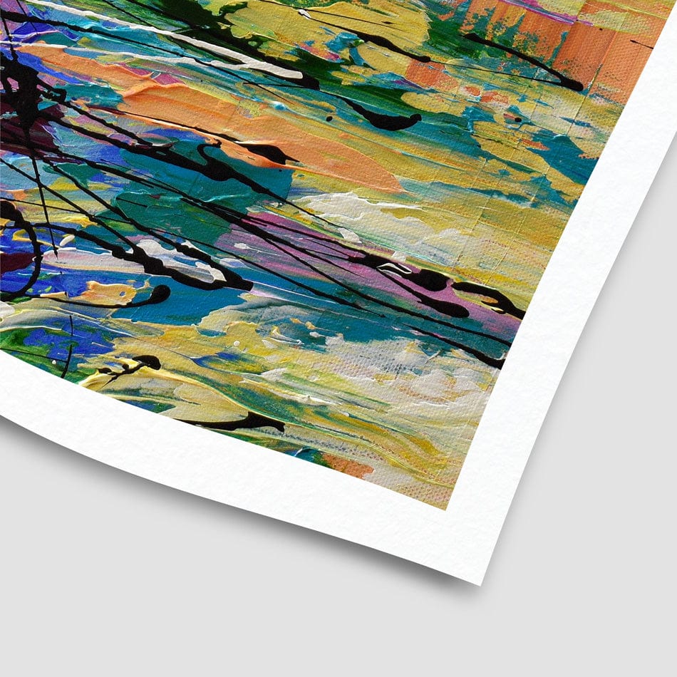 Abstract Floral Mess Art Print wall art product Olga Tkachyk