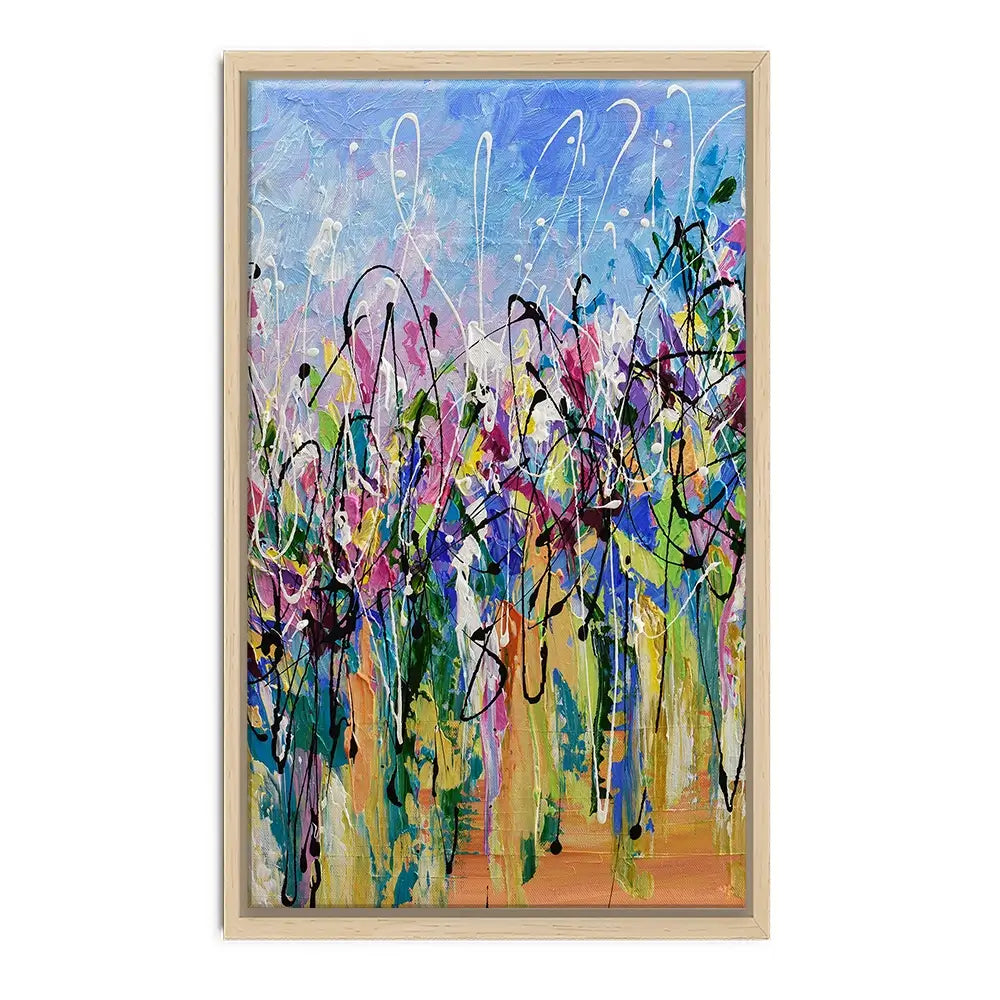 Abstract Floral Mess Canvas Print Abstract Floral Mess Canvas Print wall art product Olga Tkachyk