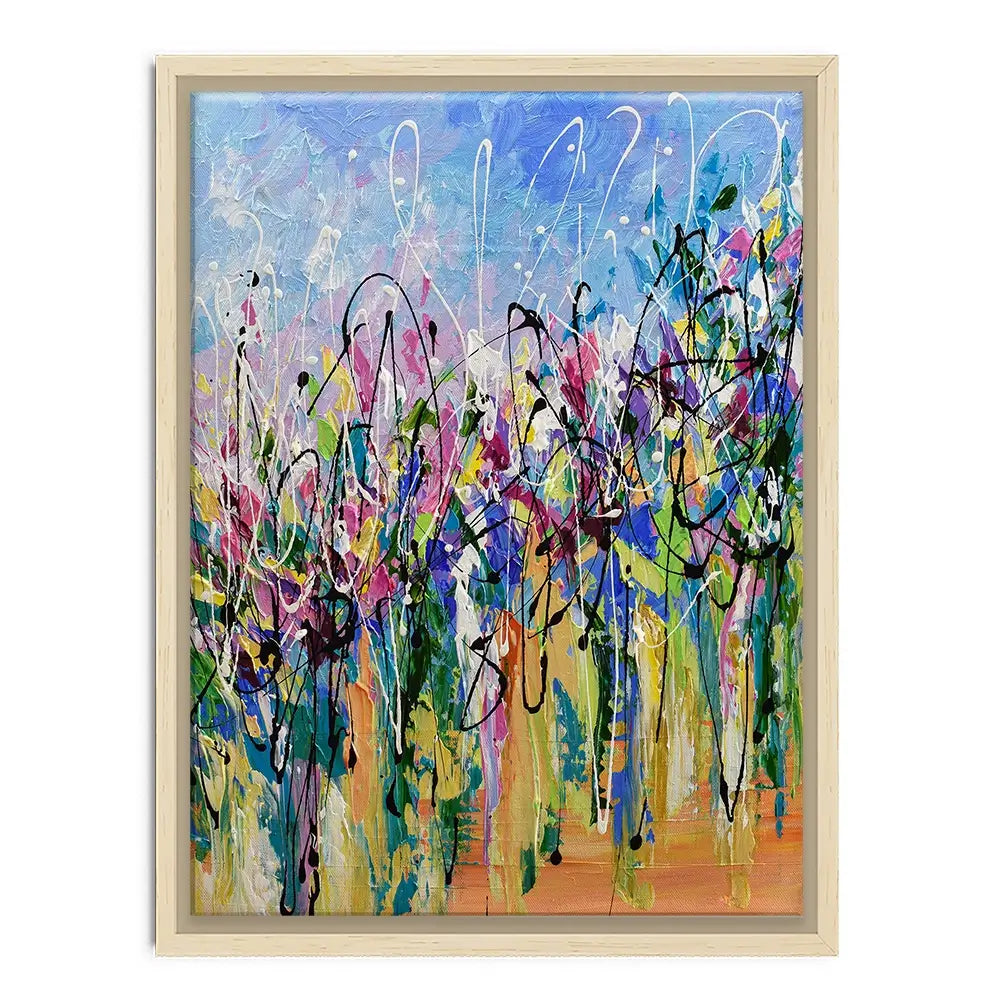 Abstract Floral Mess Canvas Print Abstract Floral Mess Canvas Print wall art product Olga Tkachyk