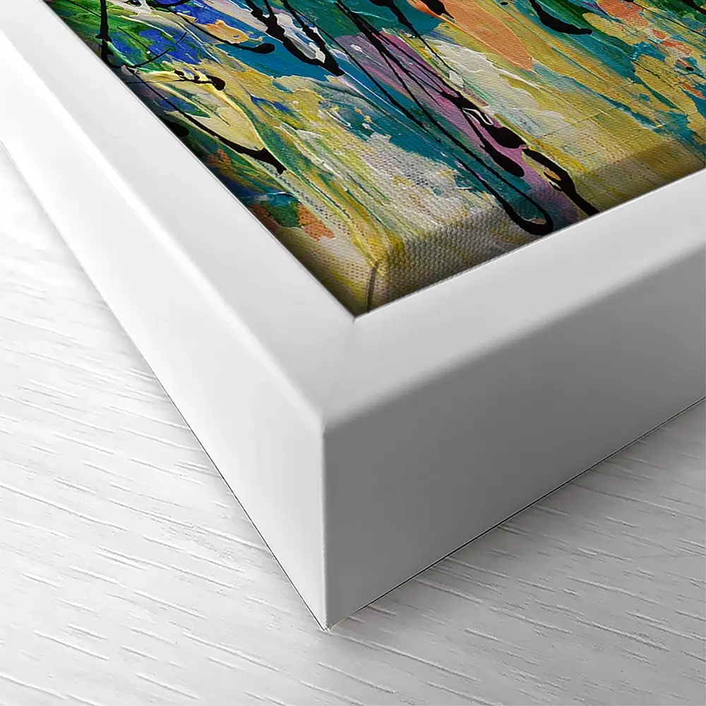 Abstract Floral Mess Canvas Print Abstract Floral Mess Canvas Print wall art product Olga Tkachyk