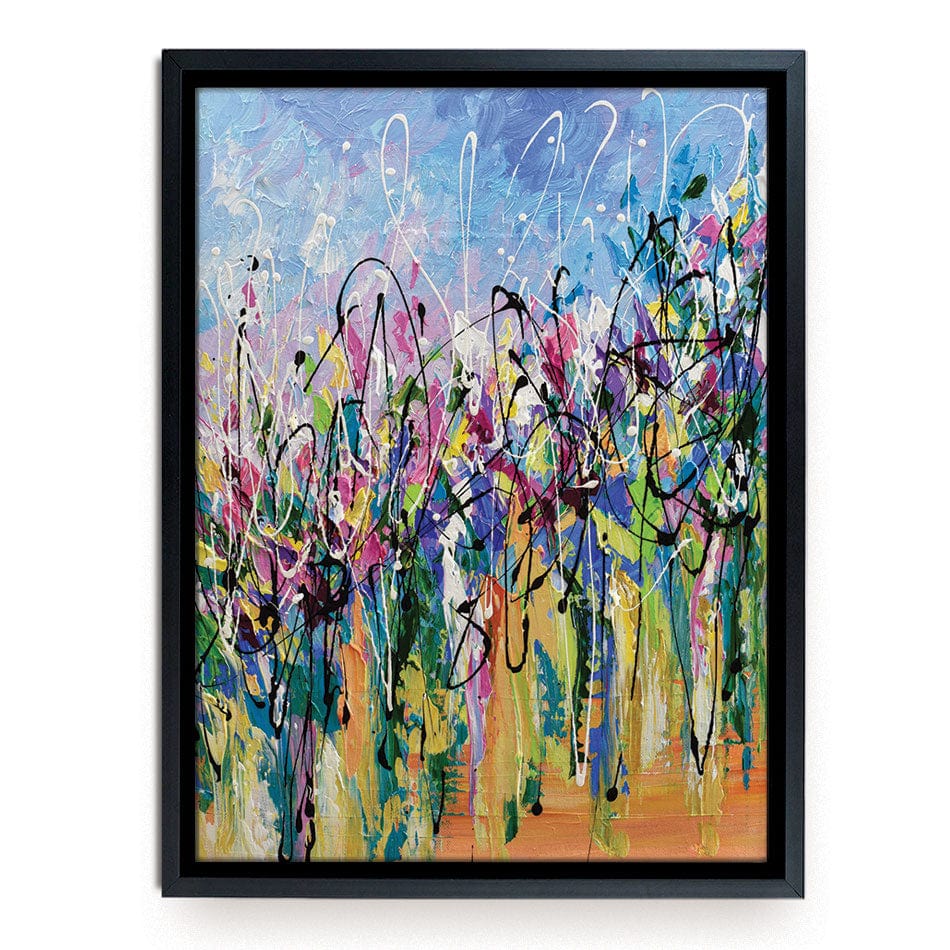 Abstract Floral Mess Canvas Print wall art product Olga Tkachyk