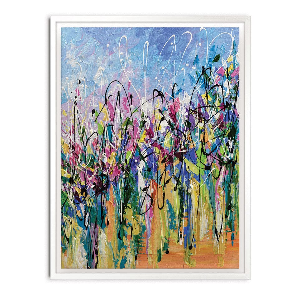 Abstract Floral Mess Canvas Print wall art product Olga Tkachyk