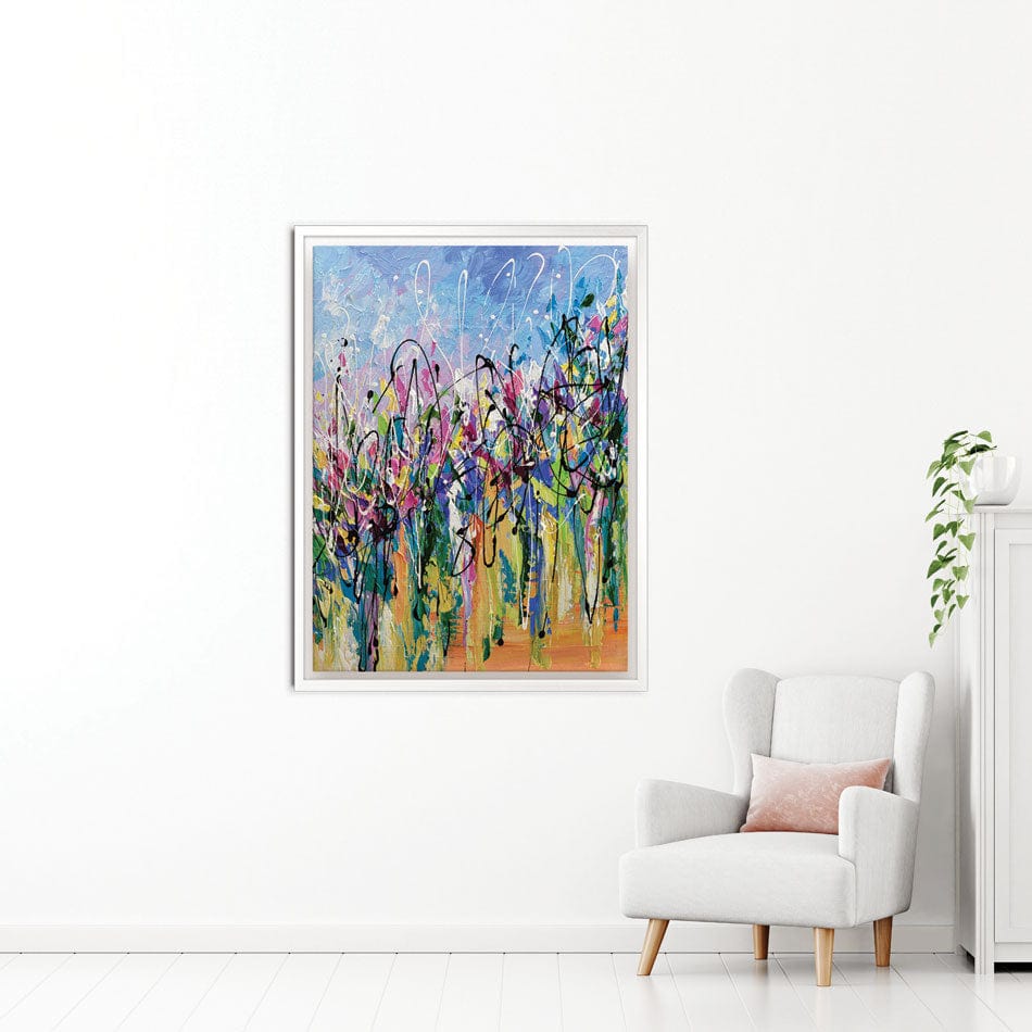 Abstract Floral Mess Canvas Print wall art product Olga Tkachyk