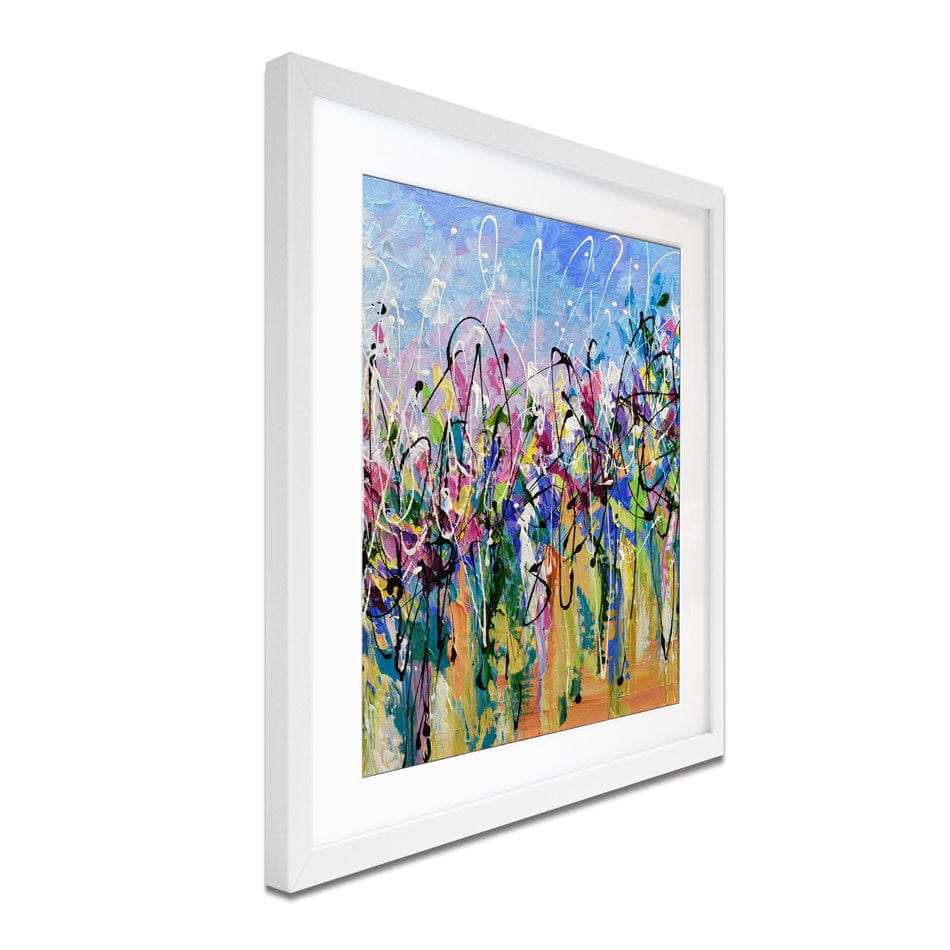 Abstract Floral Mess Framed Art Print wall art product Olga Tkachyk