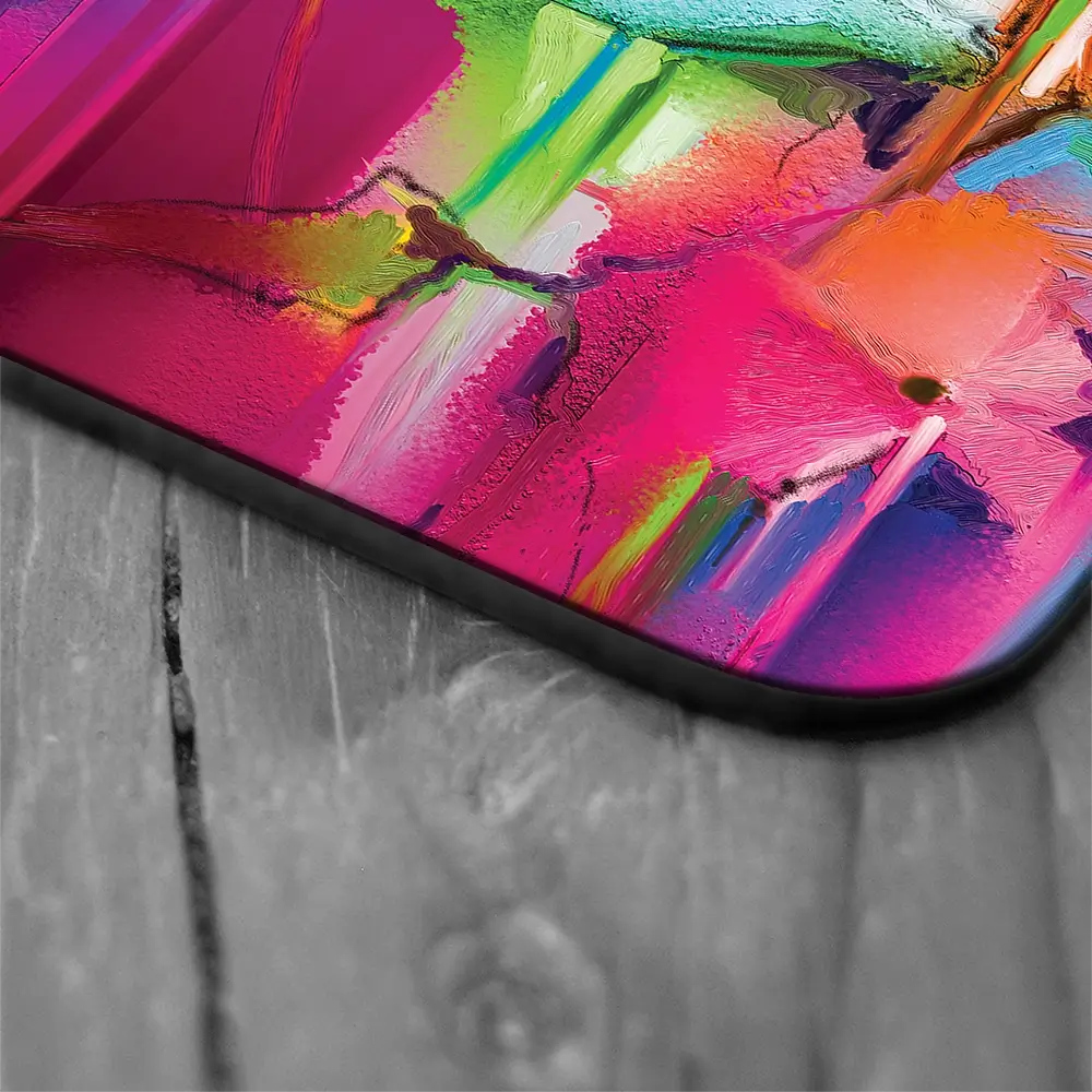 Abstract Flowers Coaster Set Abstract Flowers Coaster Set wall art product pluie_r / Shutterstock