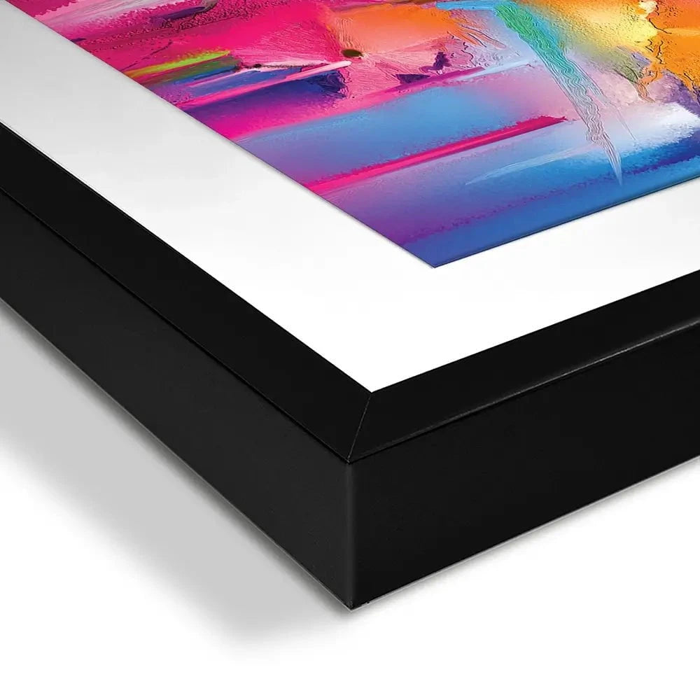 Abstract Flowers Framed Art Print Abstract Flowers Framed Art Print wall art product pluie_r / Shutterstock