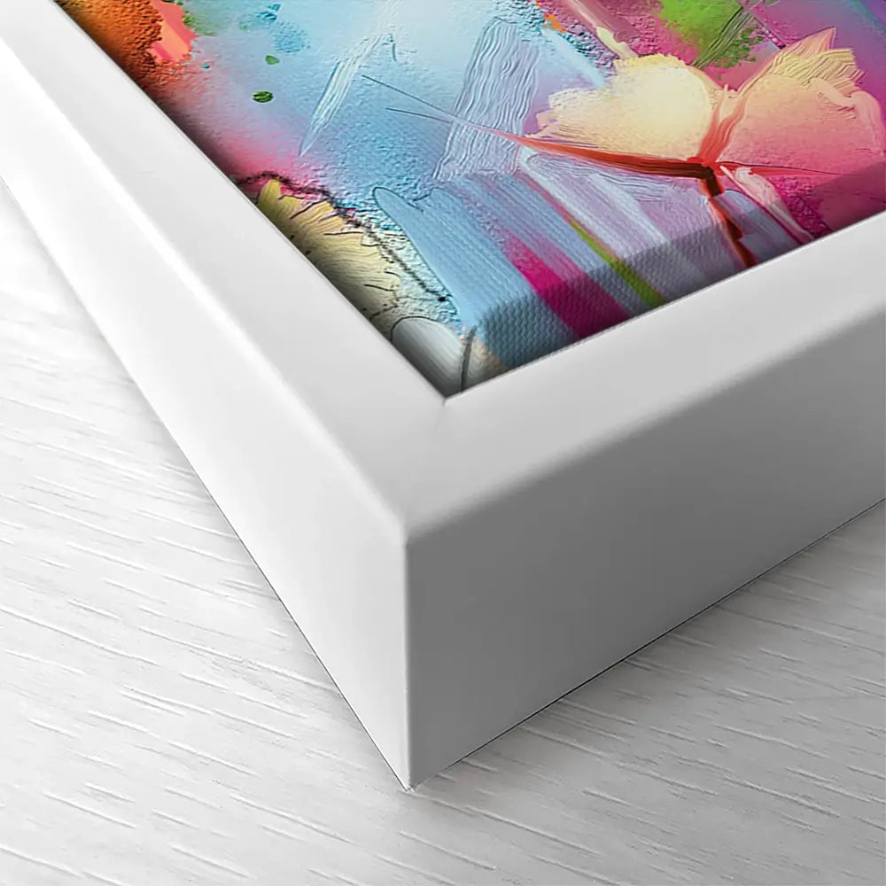 Abstract Flowers Oversized Canvas Print Abstract Flowers Oversized Canvas Print wall art product Art Print Shop