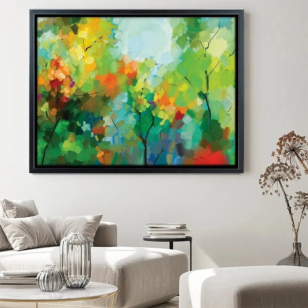 Abstract Forest Canvas Print Abstract Forest Canvas Print wall art product pluie_r / Shutterstock