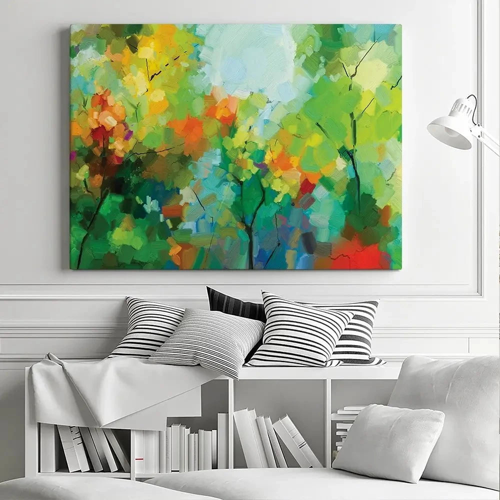 Abstract Forest Canvas Print Abstract Forest Canvas Print wall art product pluie_r / Shutterstock