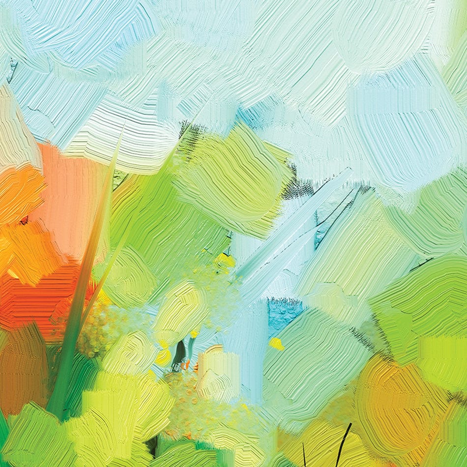 Abstract Forest Square Canvas Print wall art product pluie_r / Shutterstock