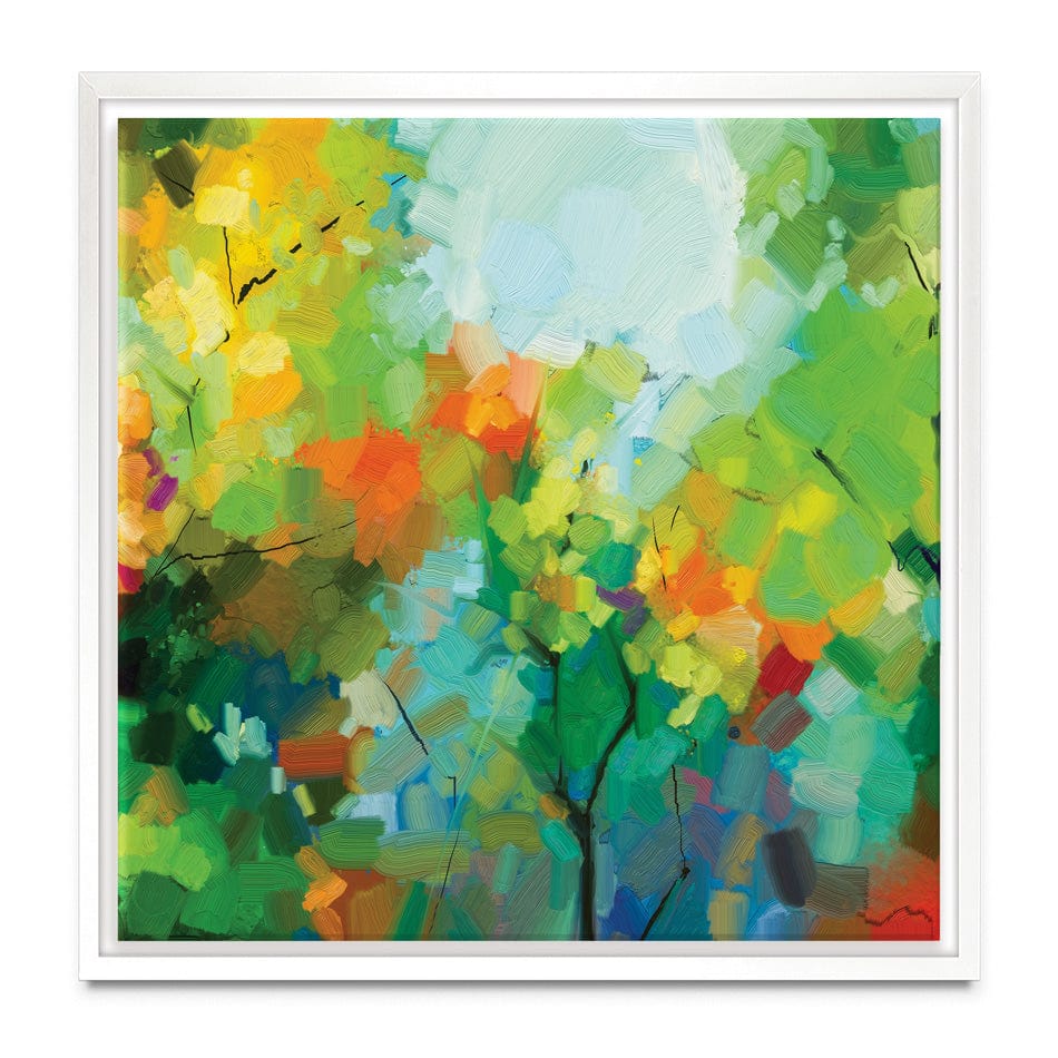 Abstract Forest Square Canvas Print wall art product Valery Rybakow / Shutterstock