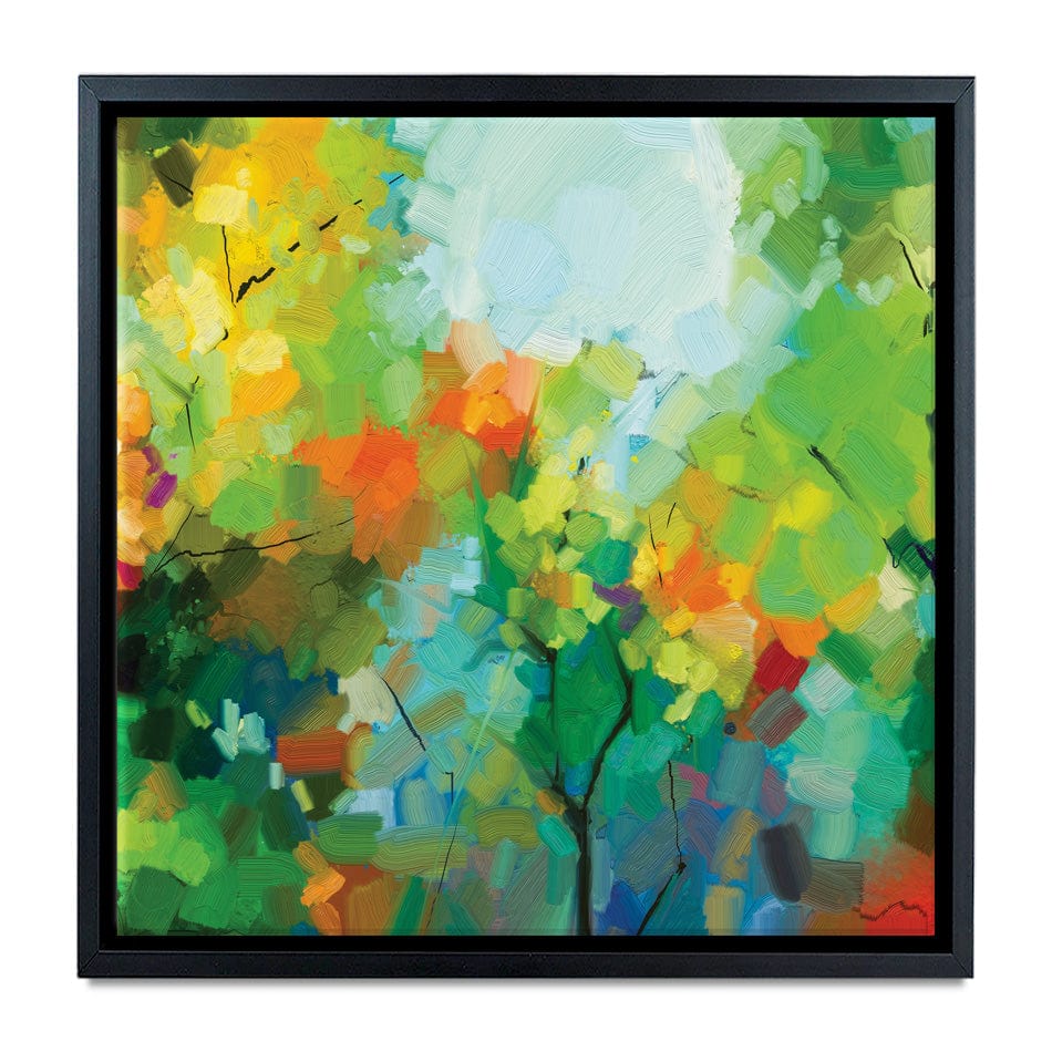 Abstract Forest Square Canvas Print wall art product Valery Rybakow / Shutterstock