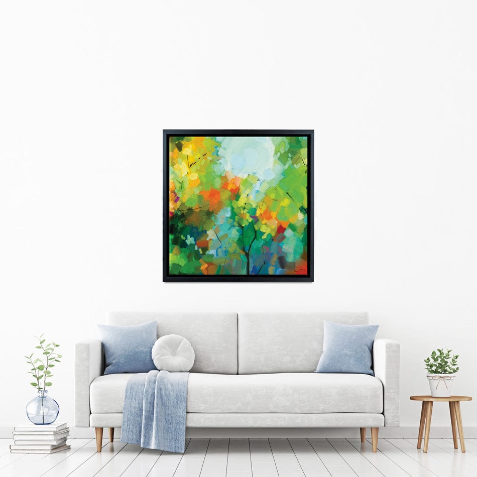 Abstract Forest Square Canvas Print wall art product Valery Rybakow / Shutterstock
