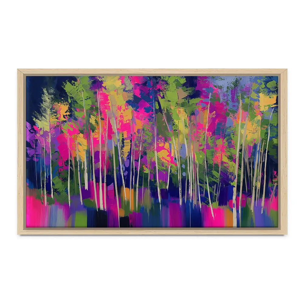 Abstract Funky Forest Canvas Print Abstract Funky Forest Canvas Print wall art product Chromatic Storm Studio