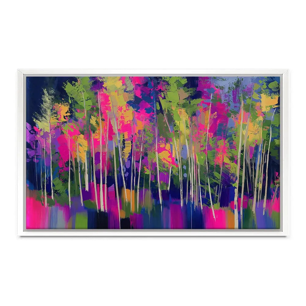 Abstract Funky Forest Canvas Print Abstract Funky Forest Canvas Print wall art product Chromatic Storm Studio
