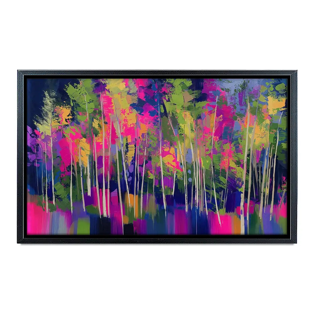 Abstract Funky Forest Canvas Print Abstract Funky Forest Canvas Print wall art product Chromatic Storm Studio