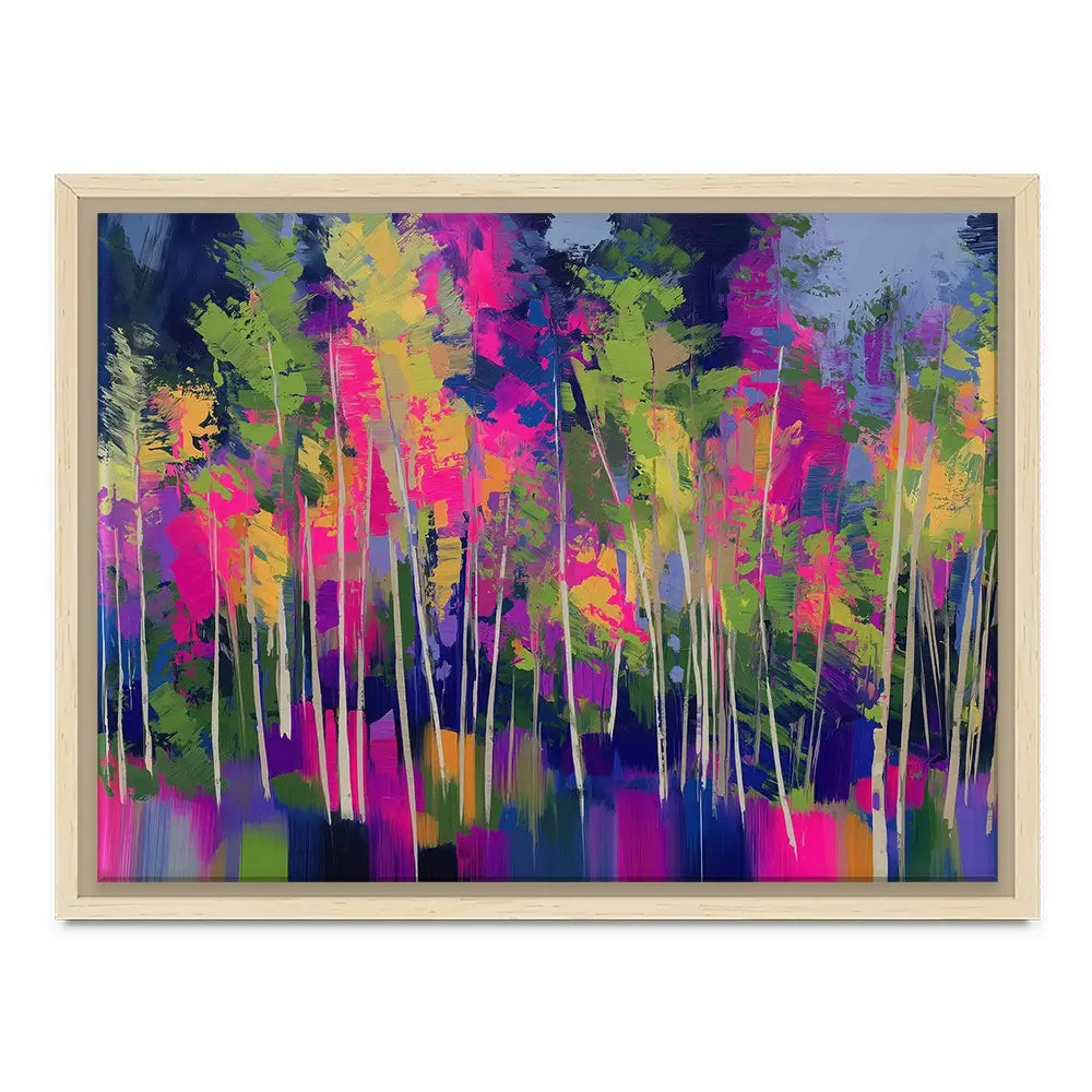 Abstract Funky Forest Canvas Print Abstract Funky Forest Canvas Print wall art product Chromatic Storm Studio
