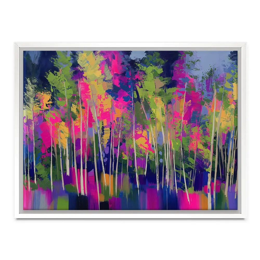Abstract Funky Forest Canvas Print Abstract Funky Forest Canvas Print wall art product Chromatic Storm Studio
