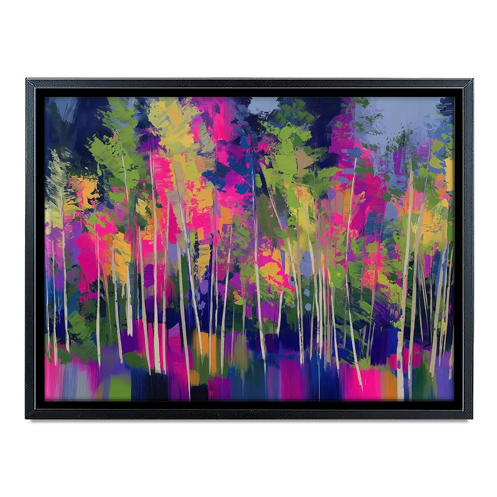 Abstract Funky Forest Canvas Print Abstract Funky Forest Canvas Print wall art product Chromatic Storm Studio