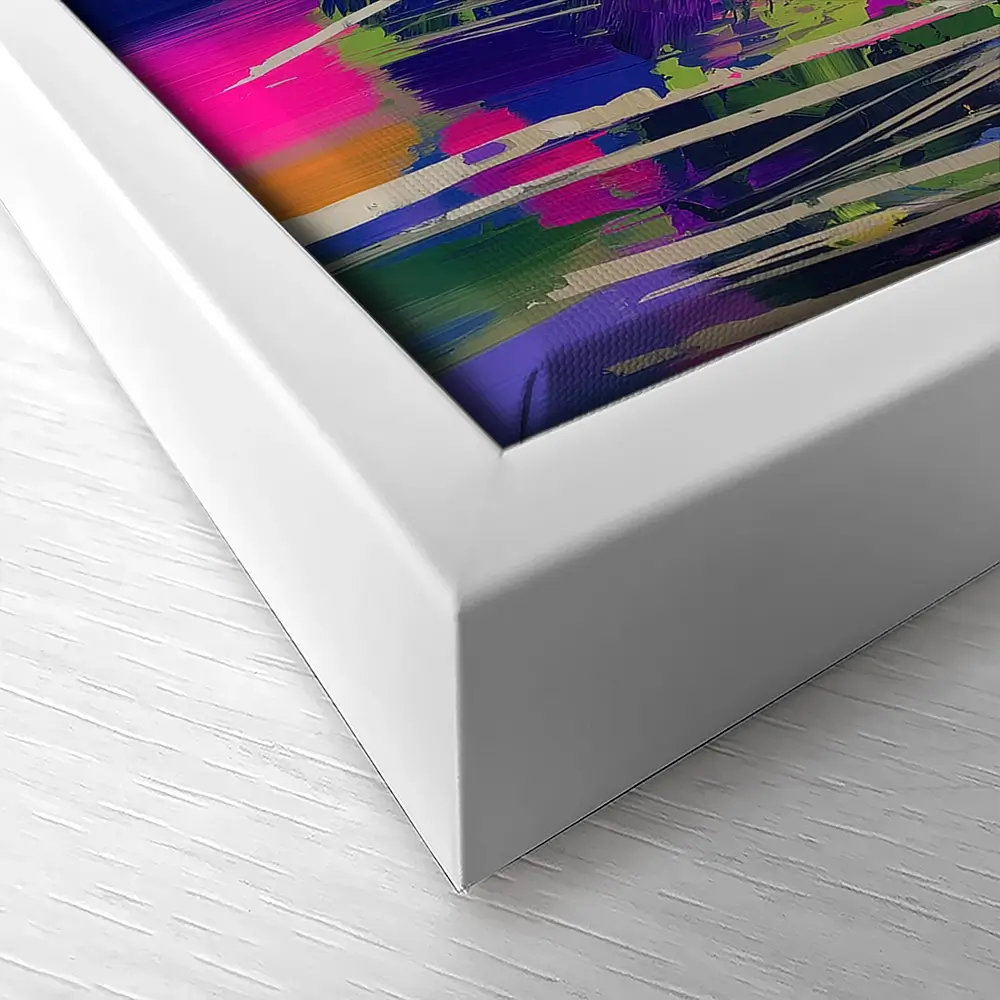 Abstract Funky Forest Canvas Print Abstract Funky Forest Canvas Print wall art product Chromatic Storm Studio