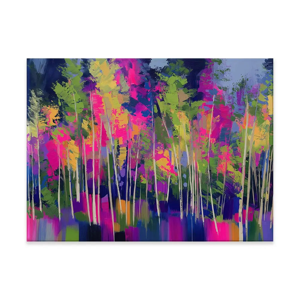 Abstract Funky Forest Canvas Print Abstract Funky Forest Canvas Print wall art product Chromatic Storm Studio