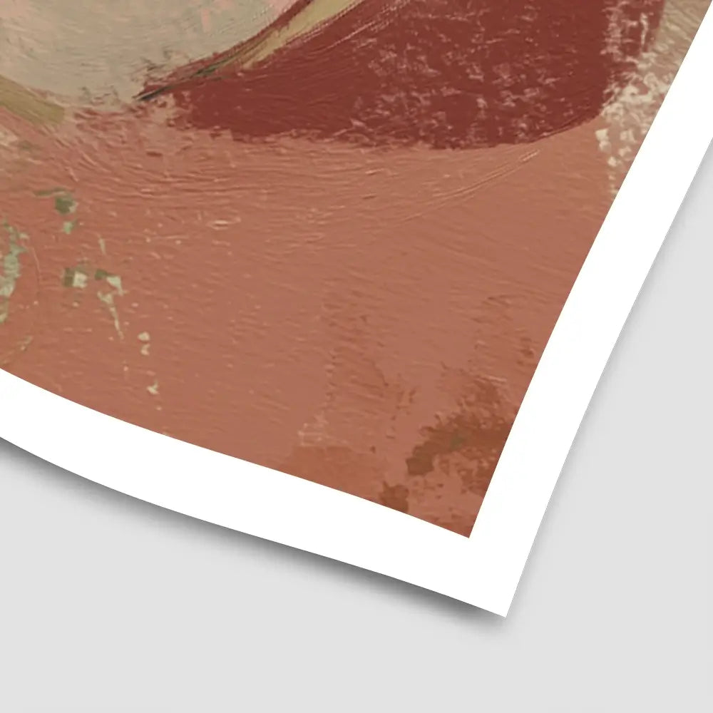 Abstract Gorilla Portrait In Warm Tones Art Print Abstract Gorilla Portrait In Warm Tones Art Print wall art product Chromatic Storm Studio