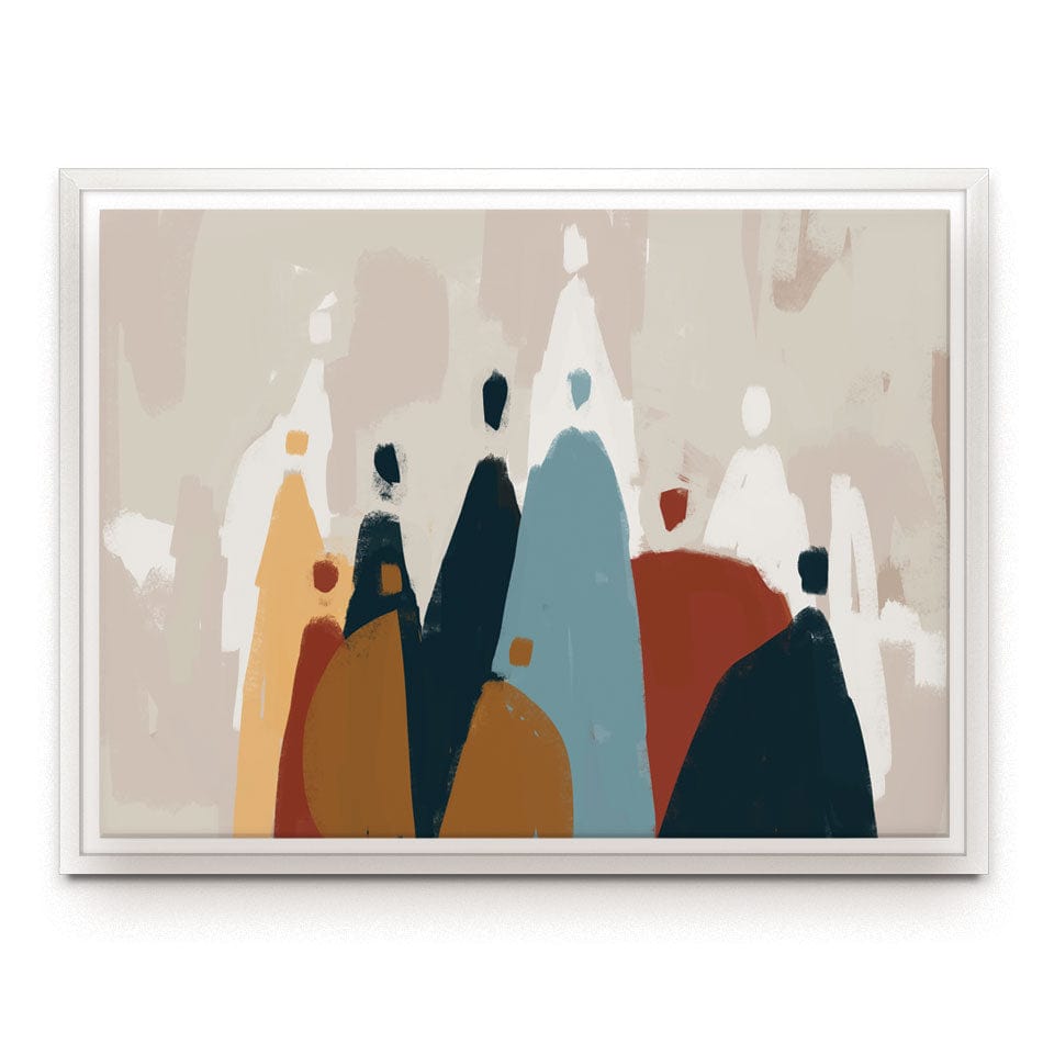 Abstract Group Of People Canvas Print wall art product Cassette Bleue / Shutterstock