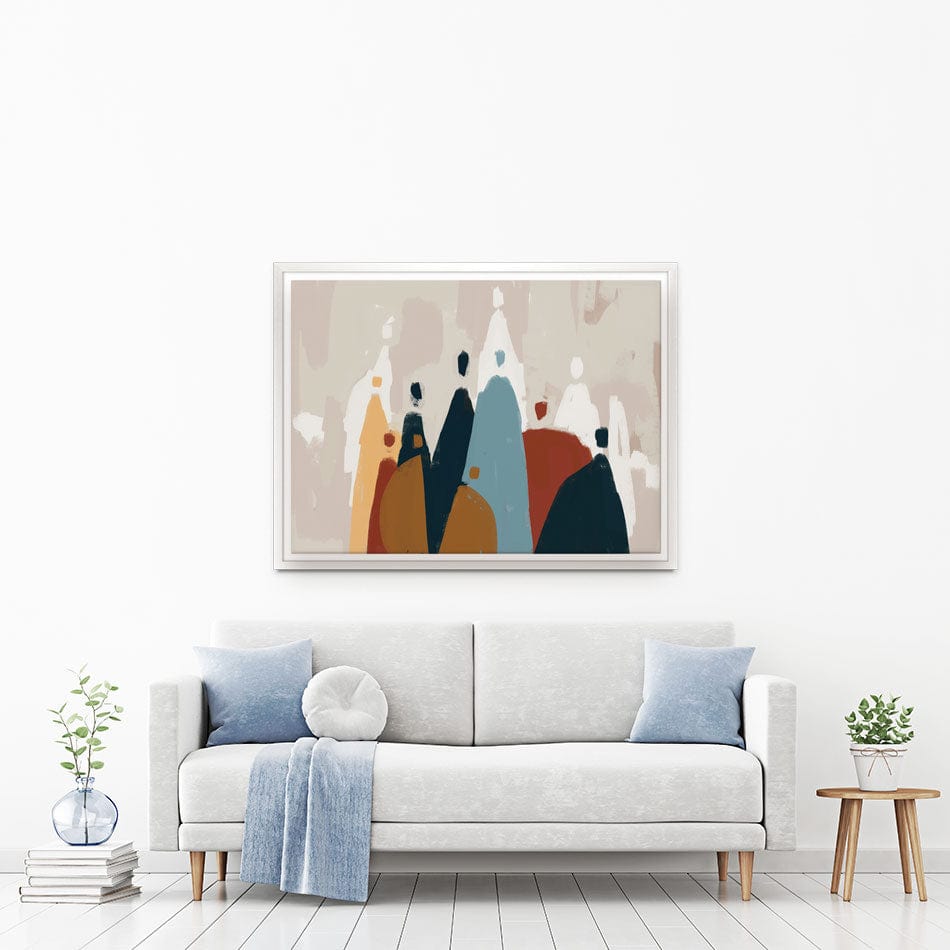 Abstract Group Of People Canvas Print wall art product Cassette Bleue / Shutterstock