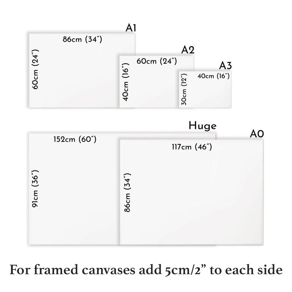 Abstract Group Of People Canvas Print wall art product Cassette Bleue / Shutterstock