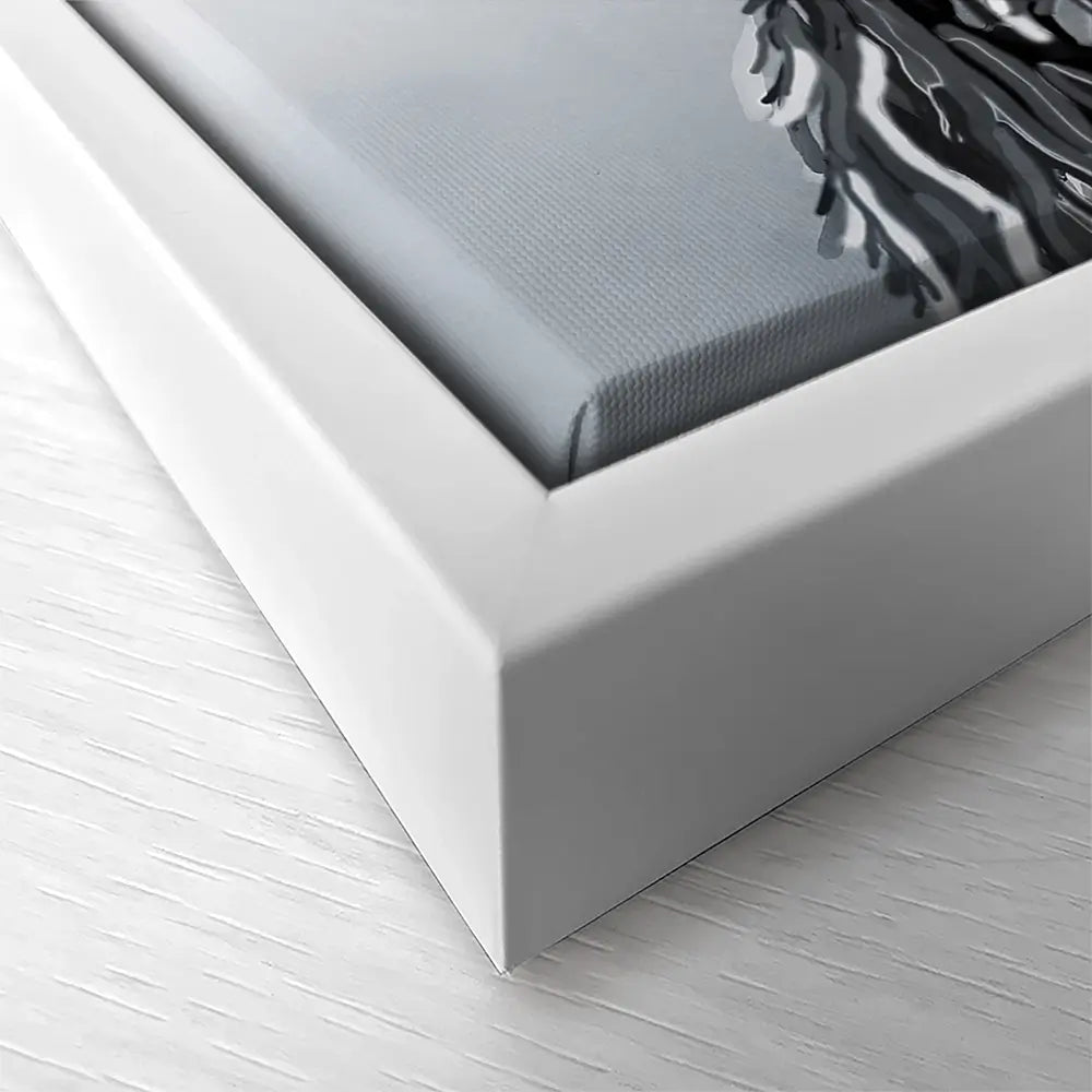 Abstract Highland Cow Square Canvas Print Abstract Highland Cow Square Canvas Print wall art product Independent