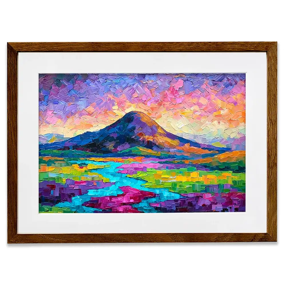 Abstract Hillside Framed Art Print Abstract Hillside Framed Art Print wall art product David Alexander Elder