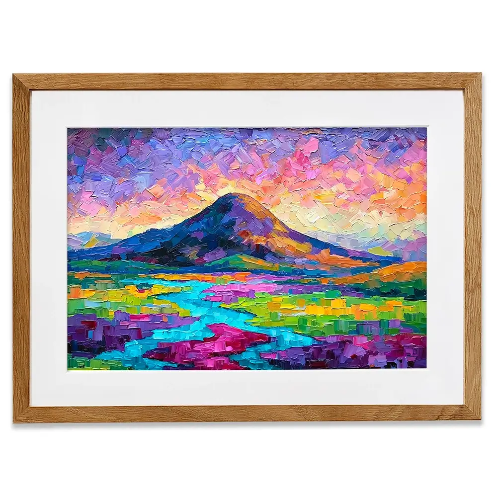Abstract Hillside Framed Art Print Abstract Hillside Framed Art Print wall art product David Alexander Elder