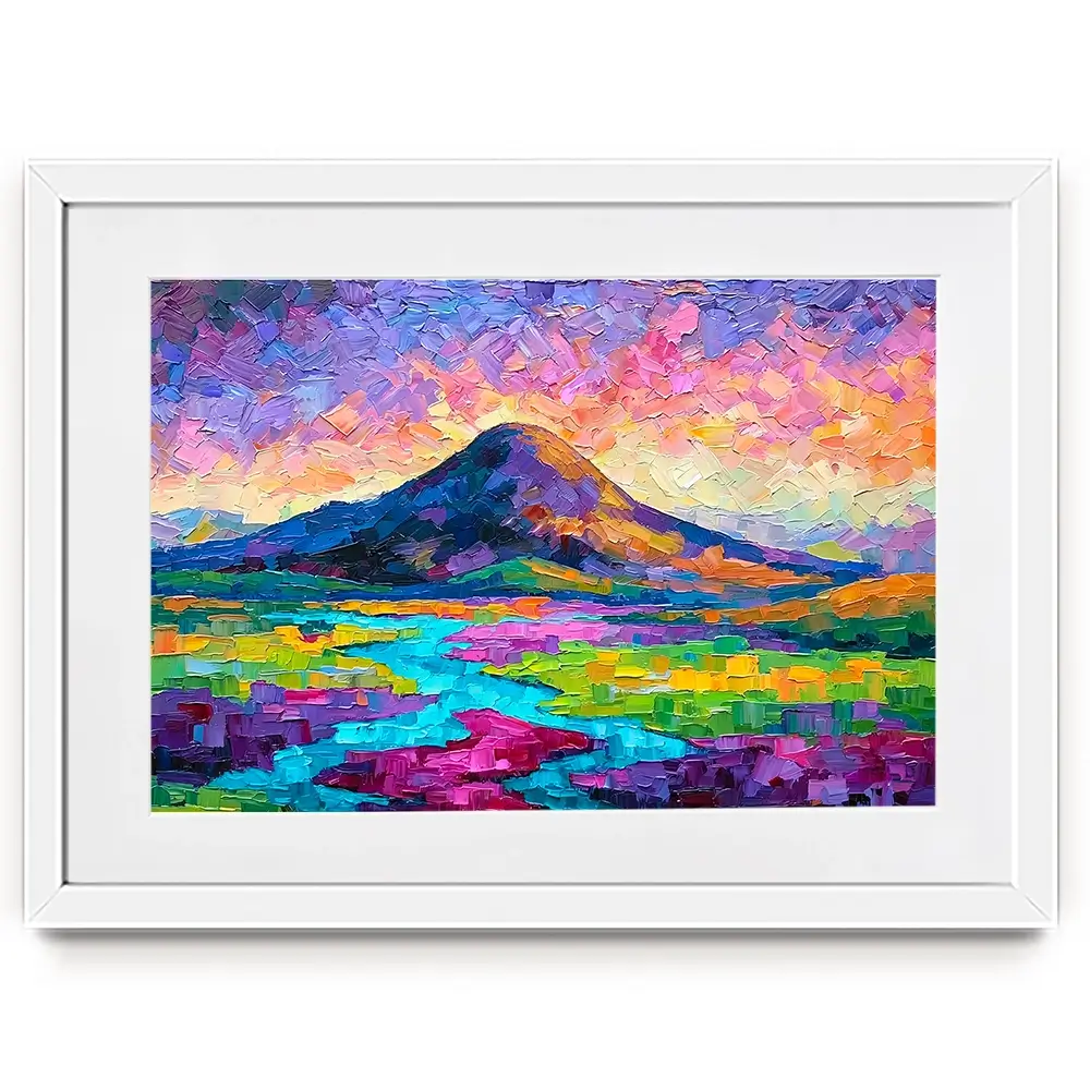 Abstract Hillside Framed Art Print Abstract Hillside Framed Art Print wall art product David Alexander Elder