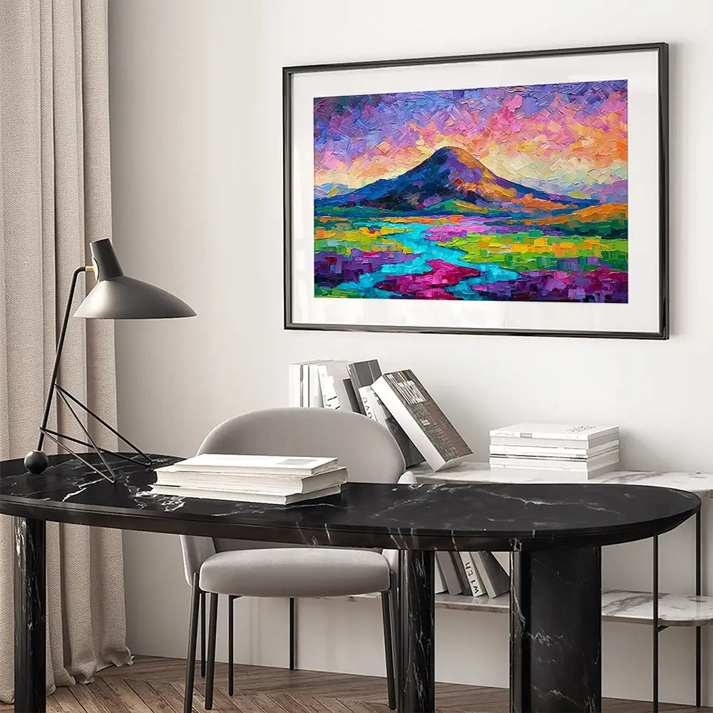 Abstract Hillside Framed Art Print Abstract Hillside Framed Art Print wall art product David Alexander Elder