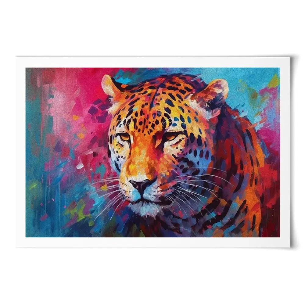 Abstract Jaguar Art Print Abstract Jaguar Art Print wall art product BinGoTinGo / Shutterstock