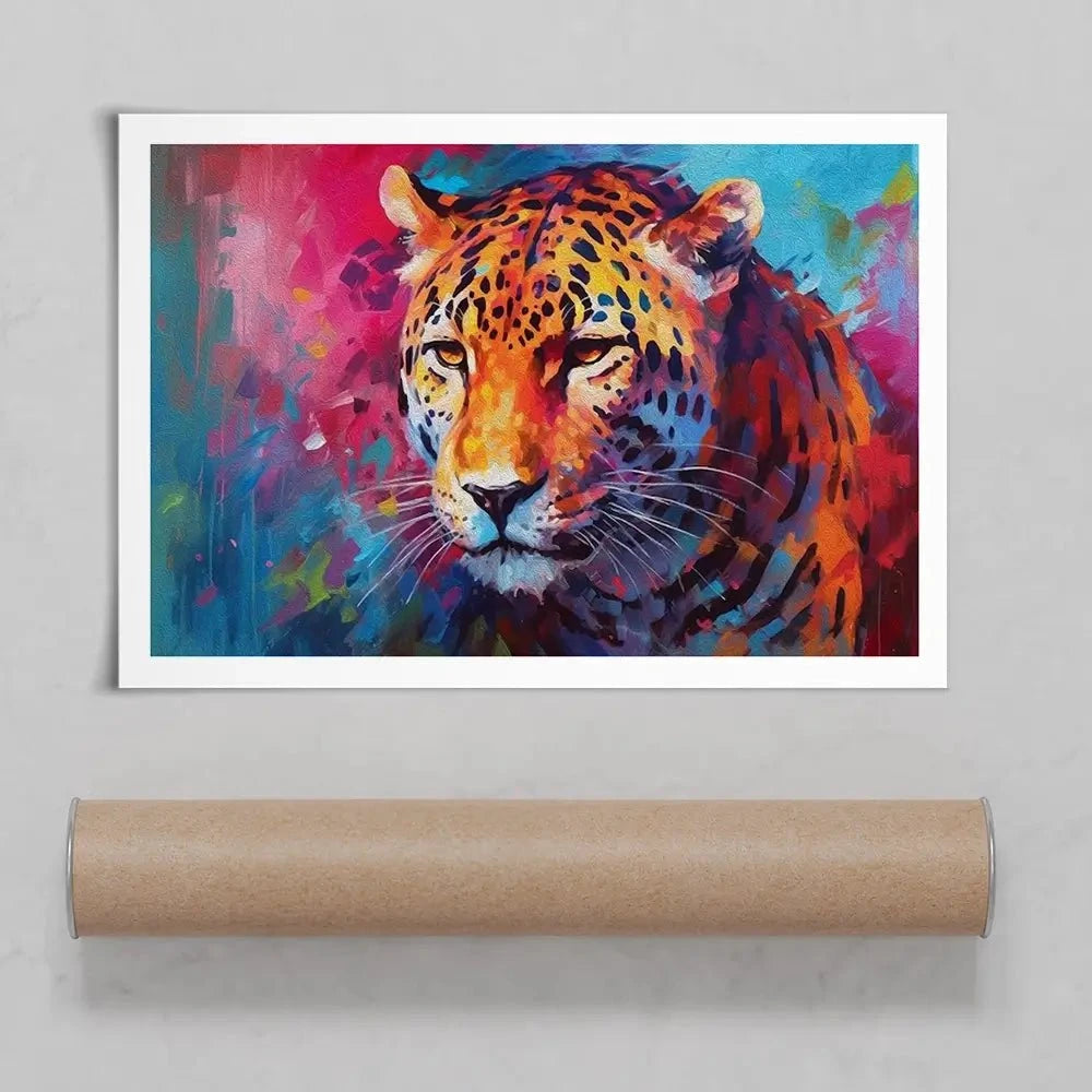 Abstract Jaguar Art Print Abstract Jaguar Art Print wall art product BinGoTinGo / Shutterstock