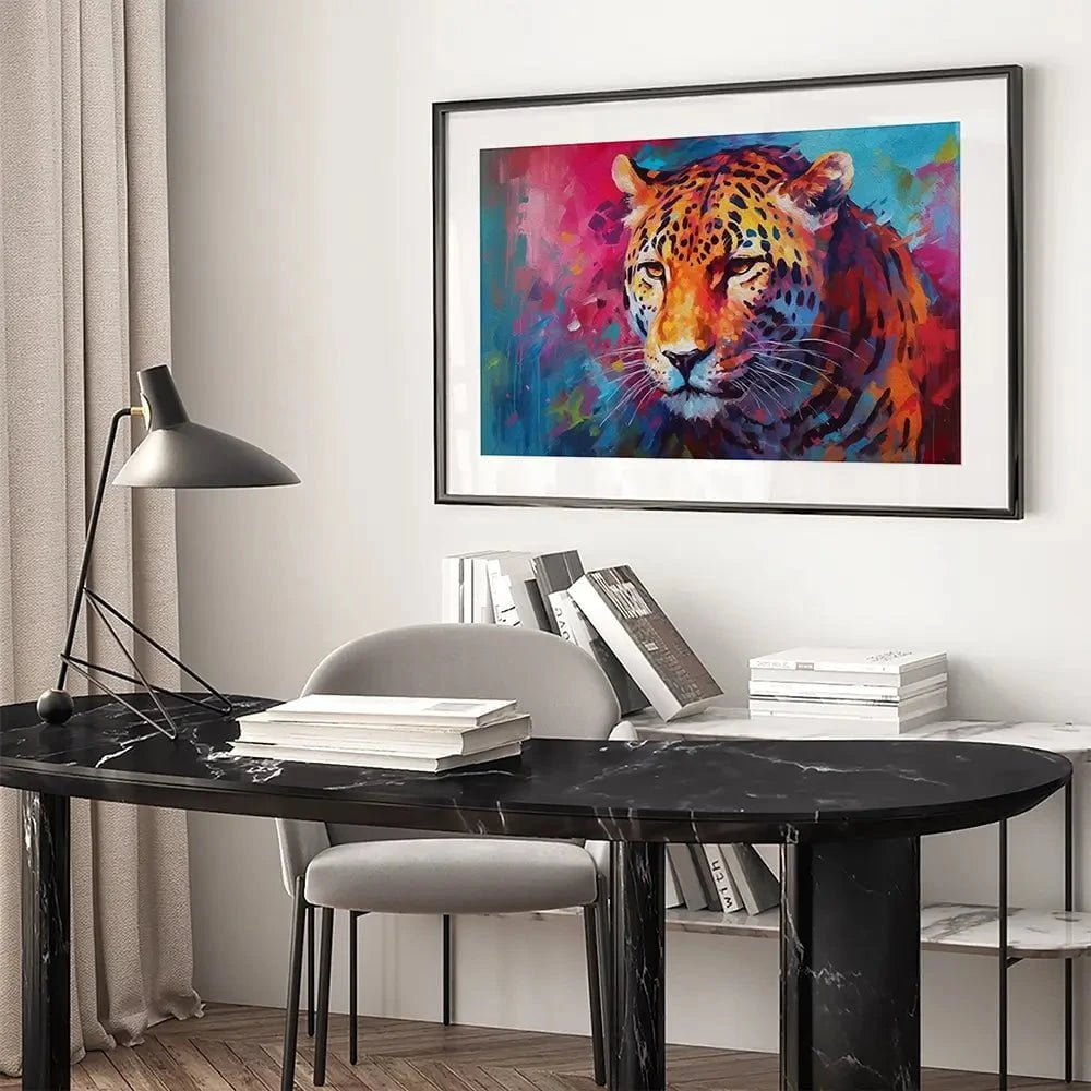 Abstract Jaguar Framed Art Print Abstract Jaguar Framed Art Print wall art product BinGoTinGo / Shutterstock