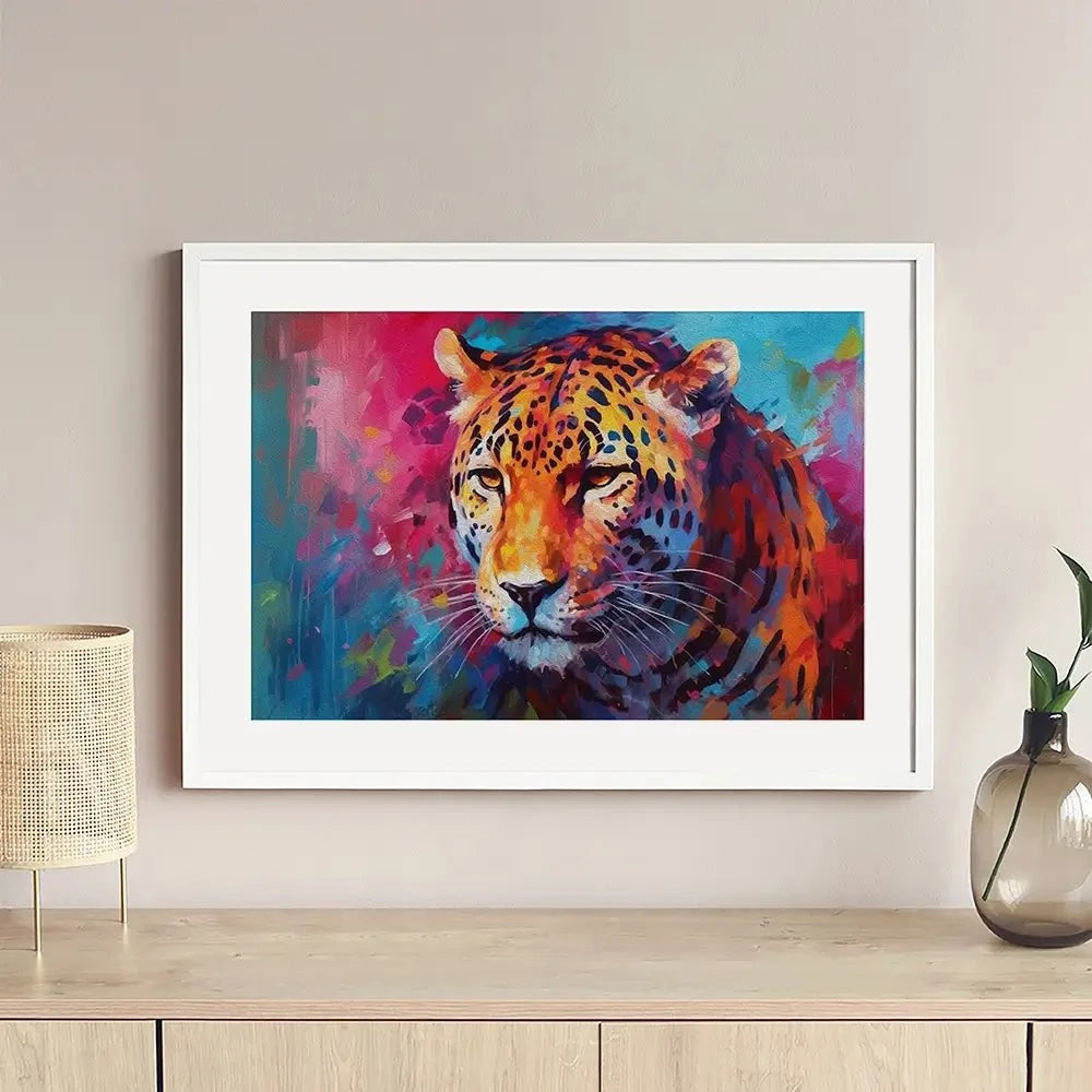 Abstract Jaguar Framed Art Print Abstract Jaguar Framed Art Print wall art product BinGoTinGo / Shutterstock