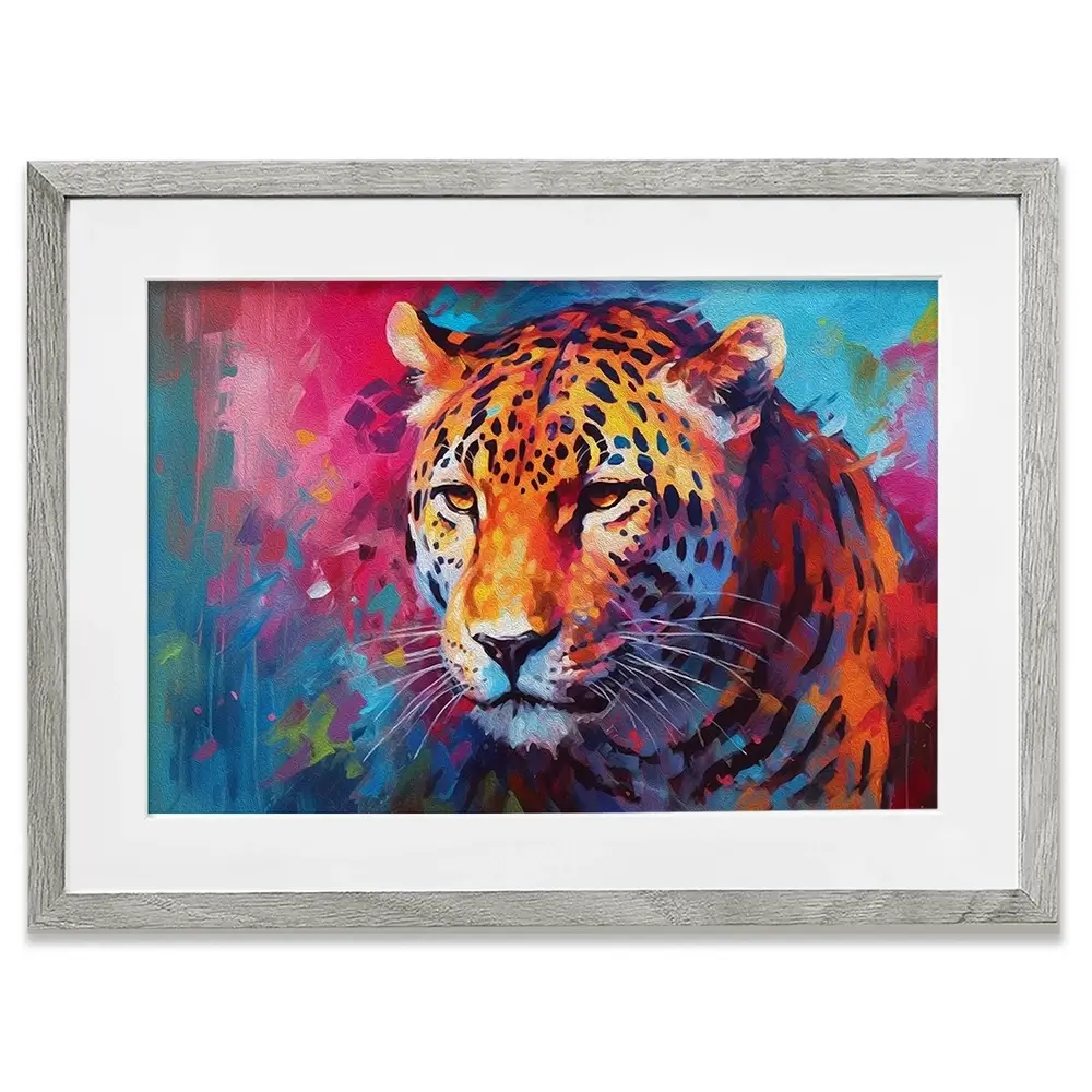 Abstract Jaguar Framed Art Print Abstract Jaguar Framed Art Print wall art product BinGoTinGo / Shutterstock