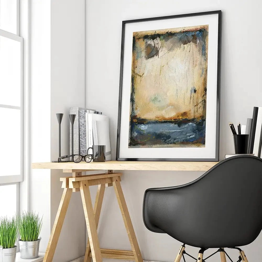Abstract Lake Framed Art Print Abstract Lake Framed Art Print wall art product Svetlana Aleynikova